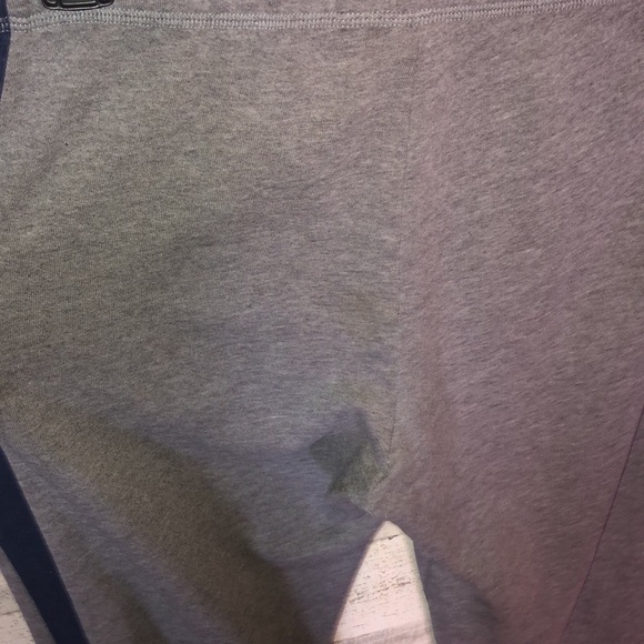 PINK VICTORIA’S SECRET sweatpants gray blue and burgundy size small boyfriend​​​ - Picture 8 of 10